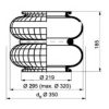 KAESS 4731006000 Boot, air suspension